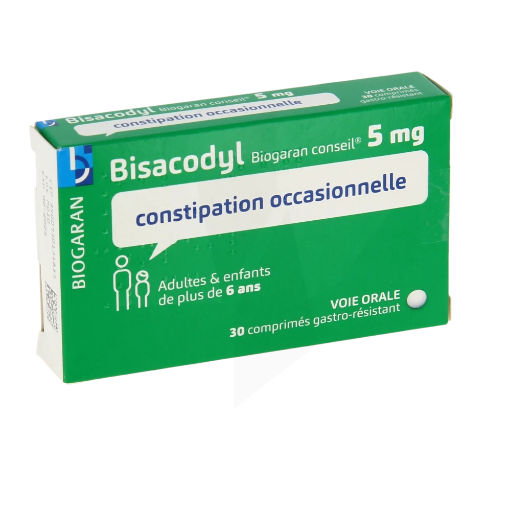 Bisacodyl Biogaran Conseil 5 Mg Cpr Gastro-rés Plq/30