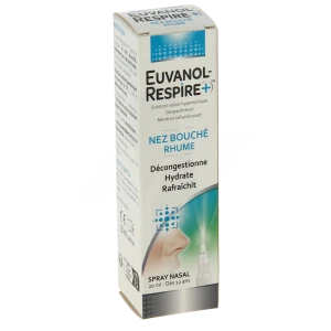 Euvanol Respire+ Nez Bouché Rhume Spray Nasal