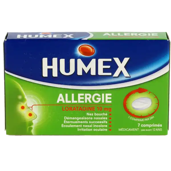Humex Allergie Loratadine 10 Mg, Comprimé