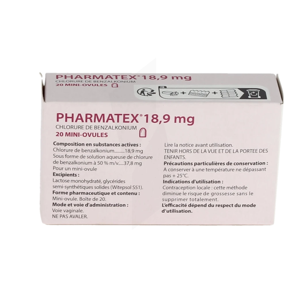 Pharmacie de Noroy - Médicament Pharmatex 18,9 Mg, Mini-ovule ...