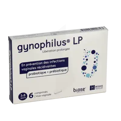 Gynophilus Lp Comprimés Vaginaux B/6 à SAINT-GERMAIN-DU-PUY