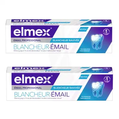 Elmex Opti-émail Dentifrice Blancheur 2t/75ml à Ferney-Voltaire