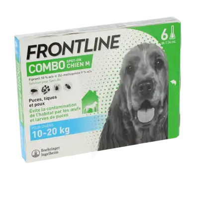 Frontline Combo Solution Externe Chien 10-20kg 6doses à Seysses