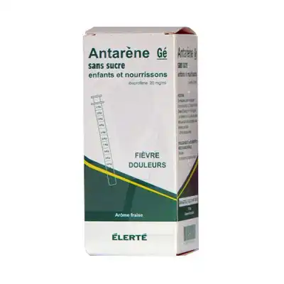 ANTARENE 20 mg/ml NOURRISSONS ET ENFANTS, suspension buvable
