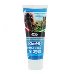 Oral B Pro Expert Stages Dentifrice Fluore Protection Caries Pour Enfant Star Wars 75ml à Blaye