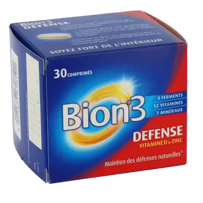 Bion 3 Défense Adulte Comprimés B/30 à Beaujeu-Saint-Vallier-Pierrejux-et-Quitteur