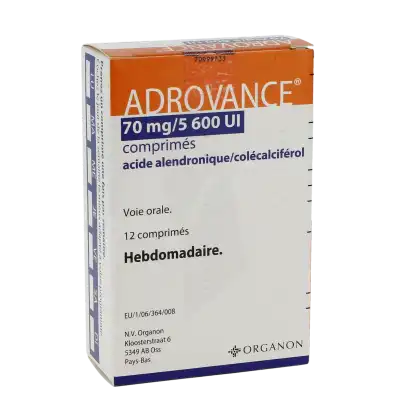 ADROVANCE 70 mg/5600 UI, comprimé