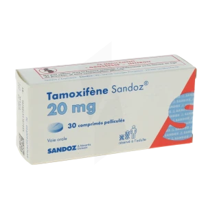 Tamoxifene Sandoz 20 Mg, Comprimé Pelliculé