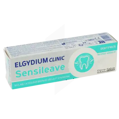 Elgydium Clinic Sensileave Dentifrice Sensibilité Dentaire T/50ml à Drocourt