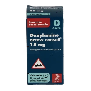 Doxylamine Arrow Conseil 15 Mg, Comprimé Pelliculé Sécable