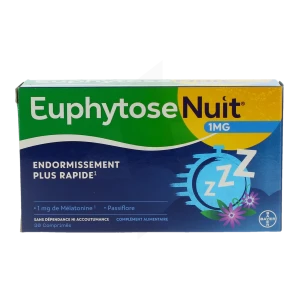 Euphytose Nuit Comprimés Enrobés Boîte De 30