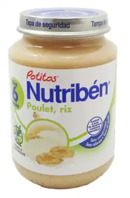Nutribén Potitos Alimentation Infantile Poulet Riz Pot/200g à SAINT-CYR-SUR-MER