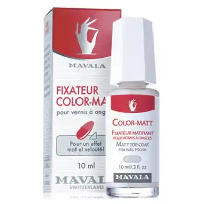 Mavala Color-matt Solution Fixateur Vernis Fl/10ml à Saint-Brevin-les-Pins