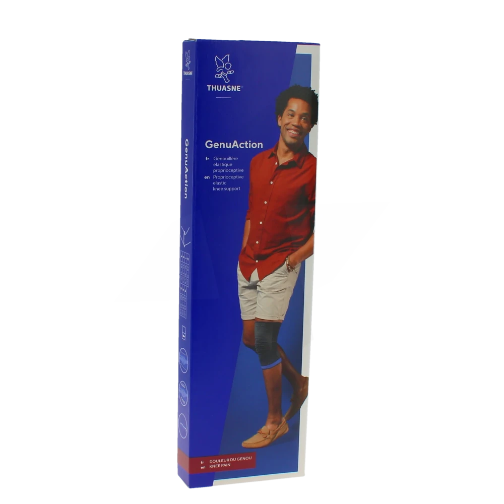 Thuasne Genuaction Genouillère Proprioceptive De Classe 3 Hauteur 23 à 25,5 Cm Taille 2