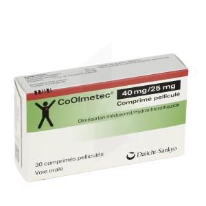 Coolmetec 40 Mg/25 Mg, Comprimé Pelliculé