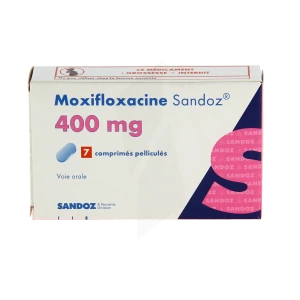 Moxifloxacine Sandoz 400 Mg, Comprimé Pelliculé