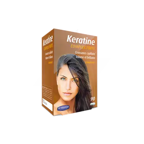 Orthonat Nutrition - Keraine Complex Forte - Cure De 3 Mois - 90 Gélules