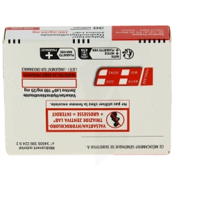 Valsartan Hydrochlorothiazide Zentiva Lab 160 Mg/25 Mg, Comprimé Pelliculé