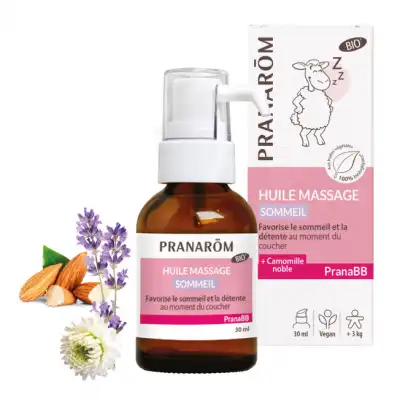 Pranarôm Pranabb Huile De Massage Sommeil Bio Fl/30ml à Entrelacs