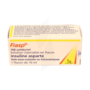 Fiasp 100 Unités/ml, Solution Injectable En Flacon