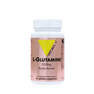 Vitall+ L-glutamine 500mg Gélules Végétales B/60 à PERTUIS