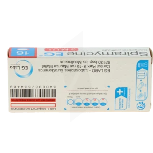 Spiramycine Eg 3 M.u.i., Comprimé Pelliculé