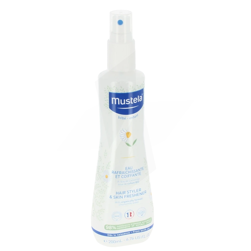 Mustela Bebe Enfant Eau RafraÎchissante Et Coiffante Camomille Bio Spray/200ml