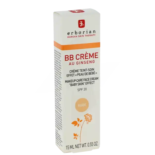 Erborian Bb Crème Au Ginseng Nude T/15ml