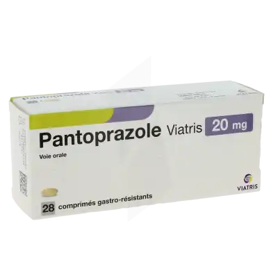 PANTOPRAZOLE VIATRIS 20 mg, comprimé gastro-résistant