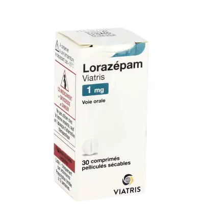 Lorazepam Viatris 1 Mg, Comprimé Pelliculé Sécable à DIJON