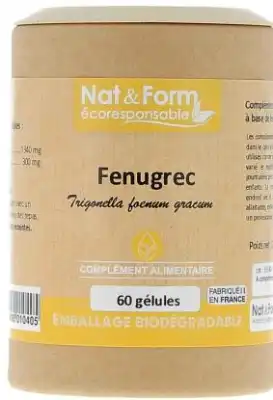 Nat&form Eco Responsable Fenugrec Gélules B/60 à Bègles