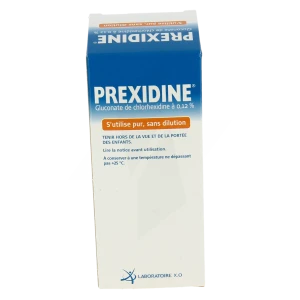 Prexidine 0,12 Pour Cent, Solution Pour Bain De Bouche