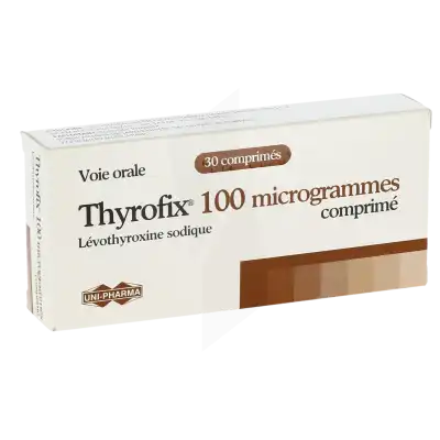 Thyrofix 100 Microgrammes, Comprimé à MERINCHAL