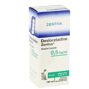 Desloratadine Zentiva 0,5 Mg/ml, Solution Buvable