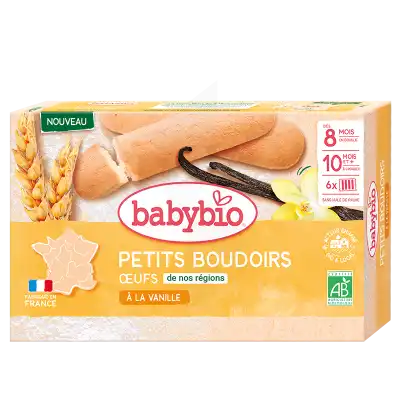 Babybio Petits Boudoirs Vanille B/120g à MONTGISCARD