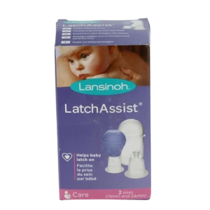 Lansinoh Latch Assist Appareil Type Ventouse Mamelon Plat