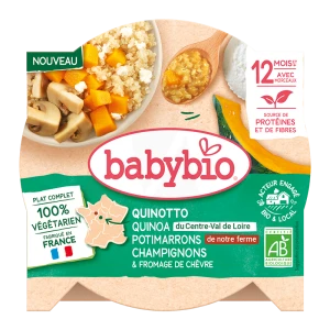 Babybio Alimentation Infantile Quinotto Végétal Assiette/230g