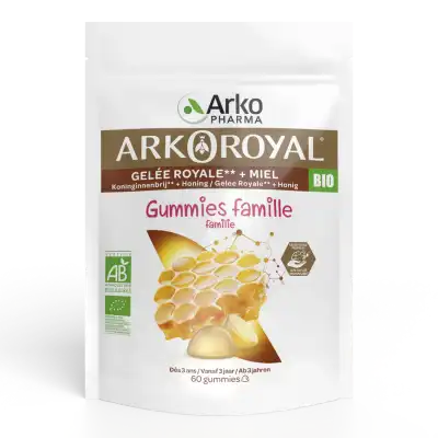Arkopharma Arkoroyal Gummies Famille Bio Pot/60 à Abbeville