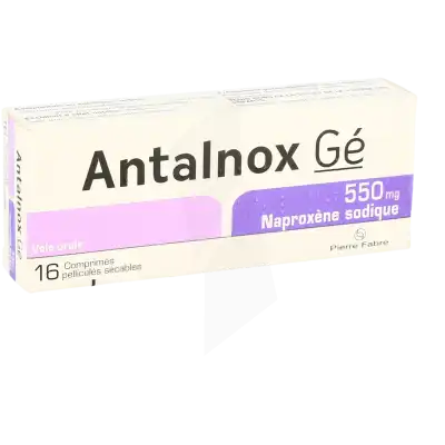Antalnox 550 Mg, Comprimé Pelliculé Sécable à Nice