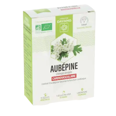 Dayang Aubépine Bio 15 Gélules à VITROLLES