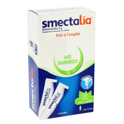 Smectalia 3 G Citron-menthe, Suspension Buvable En Sachet à Chalon-sur-Saône