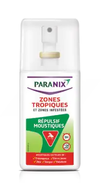 Paranix Moustiques Spray Zones Tropicales Fl/90ml à Vétraz-Monthoux