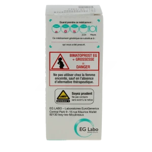 Bimatoprost Eg 0,3 Mg/ml, Collyre En Solution