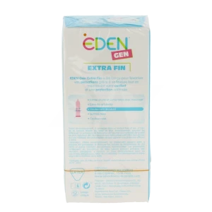 Eden Gen Préservatif Extra Fin Latex Lubrifié B/12