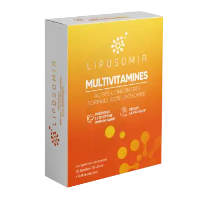 Liposomia Multivitamines Gélules B/30 à Bordeaux