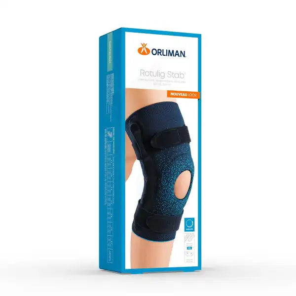 Orliman Rotulig Stab Genouillère Ligamentaire Articulée Rotulienne Marine Taille 2