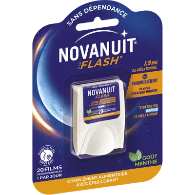 Novanuit Flash Films Orodispersibles B/20 à SOUILLAC
