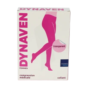 Sigvaris Dynaven Transparent Collant Classe 2 Femme Noir Long S
