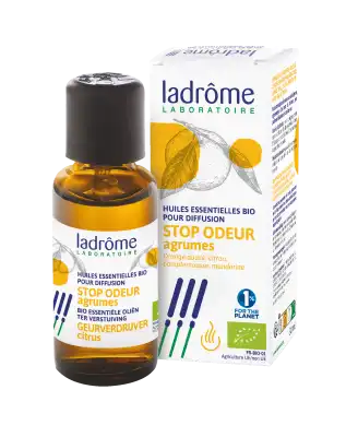Ladrôme Huiles Essentielles pour Diffusion Stop Odeur Agrumes 30ml