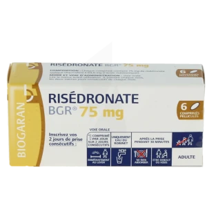 Risedronate Bgr 75 Mg, Comprimé Pelliculé